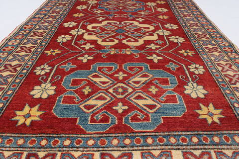 Kazak Red Hand Knotted 42 X 64  Area Rug 250-27281 Image 7