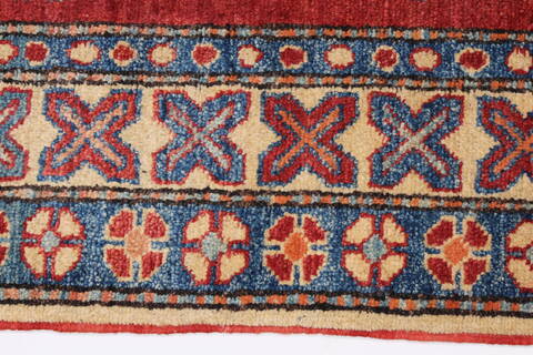 Kazak Red Hand Knotted 42 X 64  Area Rug 250-27281 Image 8