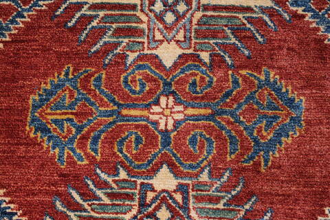 Kazak Red Hand Knotted 42 X 64  Area Rug 250-27295 Image 3
