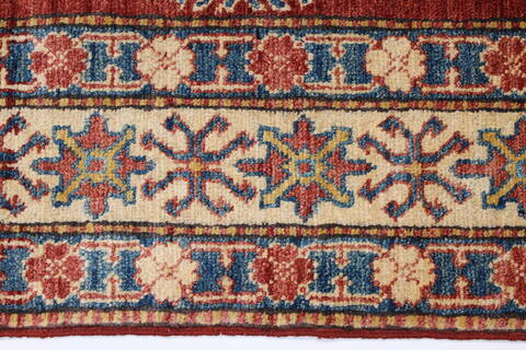 Kazak Red Hand Knotted 42 X 64  Area Rug 250-27295 Image 4
