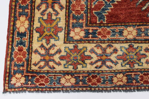 Kazak Red Hand Knotted 42 X 64  Area Rug 250-27295 Image 6