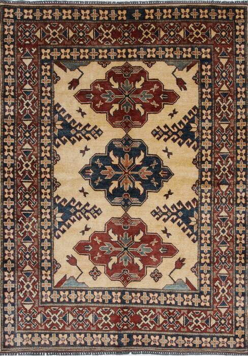 Kazak Beige Hand Knotted 43 X 511  Area Rug 250-27344 Image 0