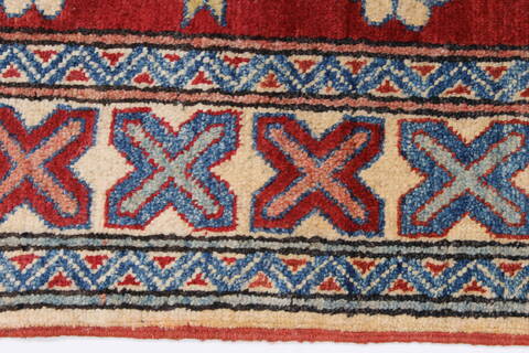 Kazak Red Hand Knotted 45 X 62  Area Rug 250-27356 Image 3
