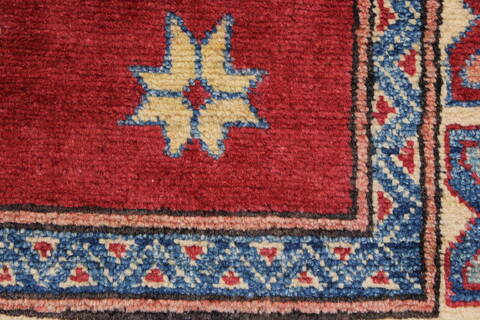 Kazak Red Hand Knotted 45 X 62  Area Rug 250-27356 Image 8