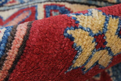 Kazak Red Hand Knotted 45 X 62  Area Rug 250-27356 Image 9
