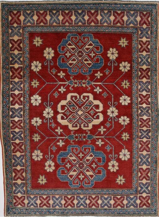 Kazak Red Hand Knotted 45 X 62  Area Rug 250-27356 Image 0