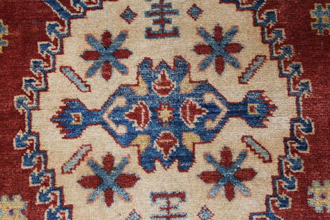 Kazak Red Hand Knotted 38 X 59  Area Rug 250-27357 Image 5