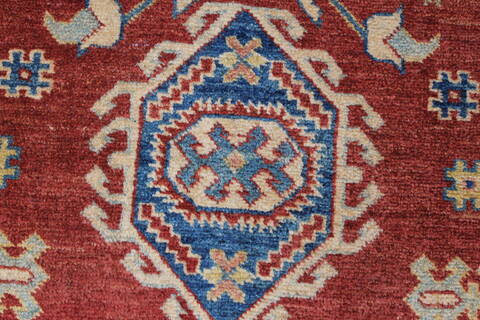 Kazak Red Hand Knotted 38 X 59  Area Rug 250-27357 Image 8