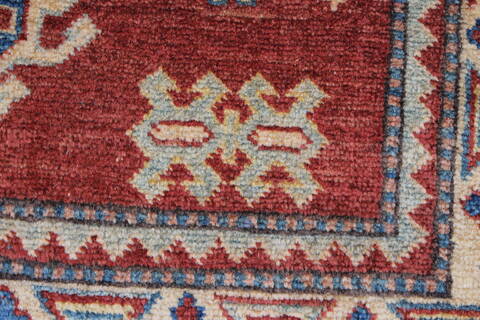 Kazak Red Hand Knotted 38 X 59  Area Rug 250-27357 Image 9