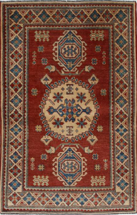 Kazak Red Hand Knotted 38 X 59  Area Rug 250-27357 Image 0