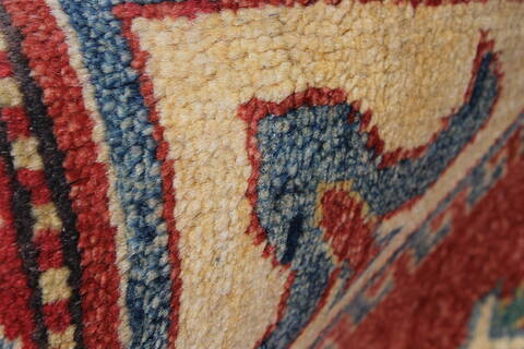 Kazak Red Hand Knotted 310 X 57  Area Rug 250-27361 Image 11