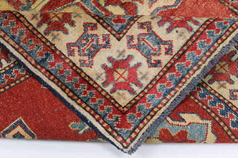 Kazak Red Hand Knotted 310 X 57  Area Rug 250-27361 Image 2