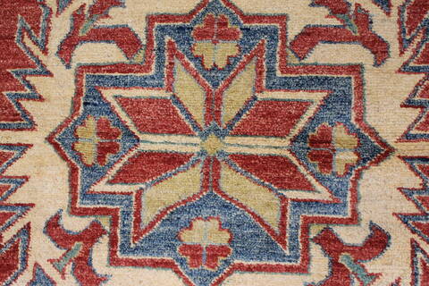 Kazak Red Hand Knotted 310 X 57  Area Rug 250-27361 Image 6