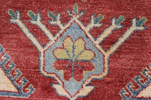 Kazak Red Hand Knotted 310 X 57  Area Rug 250-27361 Image 9