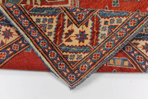 Kazak Red Hand Knotted 45 X 60  Area Rug 250-27366 Image 1
