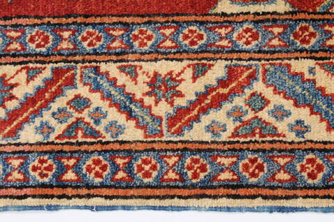Kazak Red Hand Knotted 45 X 60  Area Rug 250-27366 Image 4