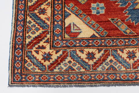 Kazak Red Hand Knotted 45 X 60  Area Rug 250-27366 Image 6