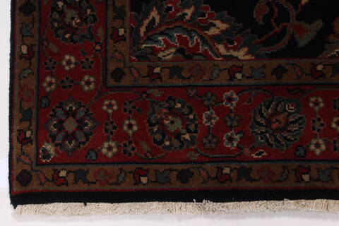 Sarouk Brown Hand Knotted 211 X 411  Area Rug 250-27429 Image 2
