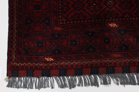 Kunduz Blue Hand Knotted 34 X 46  Area Rug 250-27431 Image 5