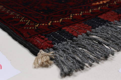 Kunduz Blue Hand Knotted 34 X 46  Area Rug 250-27431 Image 6