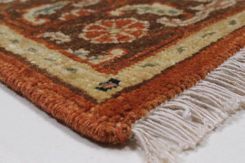 Serapi Brown Hand Knotted 211 X 40  Area Rug 250-27433 Image 5