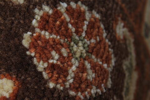 Serapi Brown Hand Knotted 211 X 40  Area Rug 250-27433 Image 7