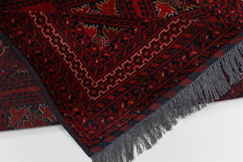 Kunduz Blue Hand Knotted 31 X 49  Area Rug 250-27434 Image 10