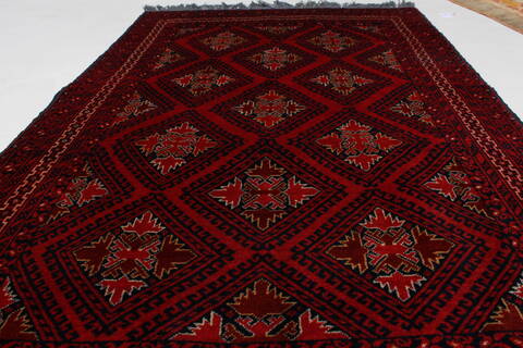 Kunduz Blue Hand Knotted 31 X 49  Area Rug 250-27434 Image 2