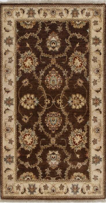 Ziegler Beige Hand Knotted 30 X 54  Area Rug 250-27435 Image 0