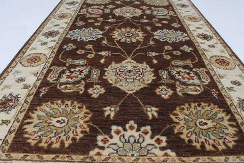Ziegler Beige Hand Knotted 30 X 53  Area Rug 250-27442 Image 1