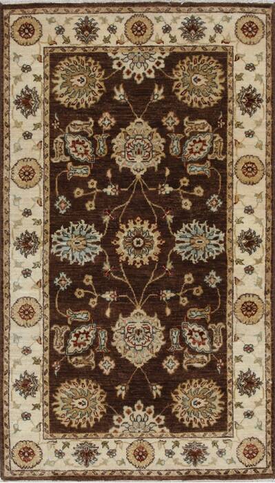 Ziegler Beige Hand Knotted 30 X 53  Area Rug 250-27442 Image 0