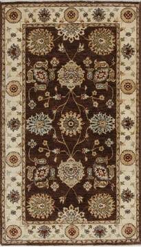 Ziegler Beige Hand Knotted 3'0" X 5'3"  Area Rug 250-27442