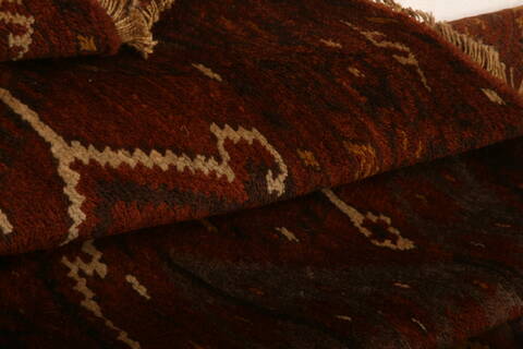 Kunduz Red Hand Knotted 35 X 52  Area Rug 100-27445 Image 4