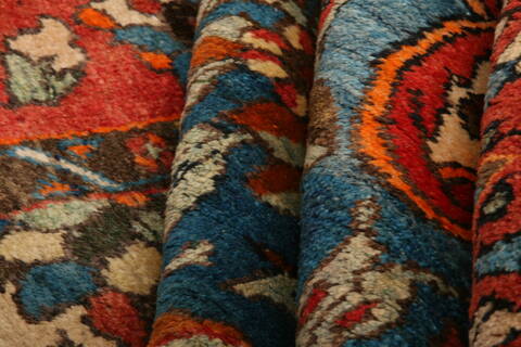 Bakhtiar Multicolor Hand Knotted 410 X 81  Area Rug 100-27456 Image 3