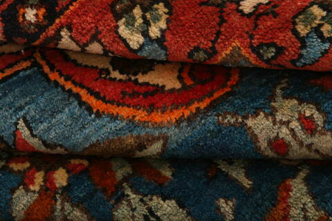 Bakhtiar Multicolor Hand Knotted 410 X 81  Area Rug 100-27456 Image 5