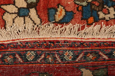 Bakhtiar Multicolor Hand Knotted 410 X 81  Area Rug 100-27456 Image 7