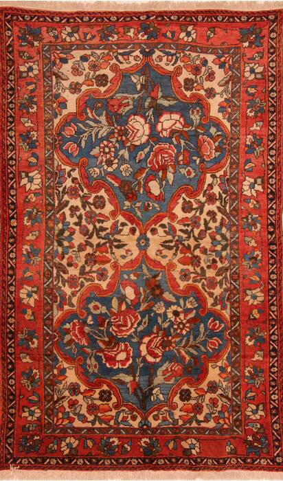 Bakhtiar Multicolor Hand Knotted 410 X 81  Area Rug 100-27456 Image 0