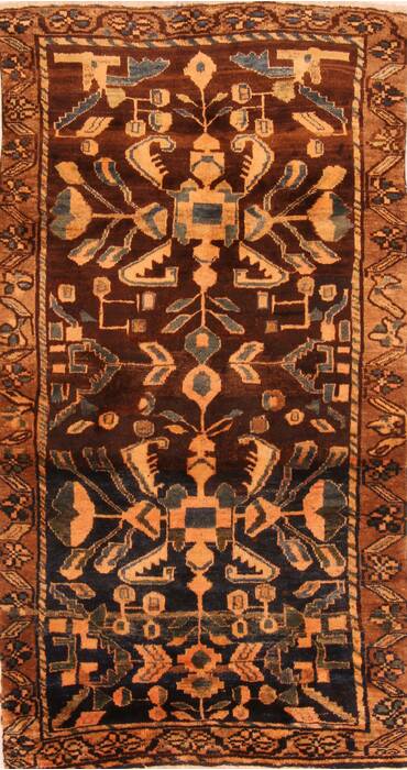 Lilihan Brown Hand Knotted 311 X 71  Area Rug 100-27461 Image 0