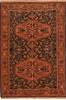 Tabriz Orange Hand Knotted 55 X 79  Area Rug 100-27467 Thumb 0
