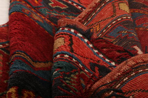Kazak Red Hand Knotted 57 X 89  Area Rug 100-27470 Image 3