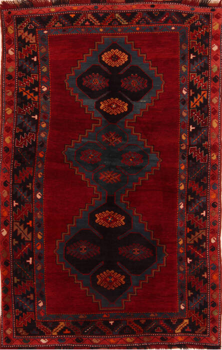Kazak Red Hand Knotted 57 X 89  Area Rug 100-27470 Image 0
