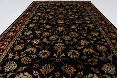 Tabriz Green Hand Knotted 32 X 51  Area Rug 250-27477 Image 1