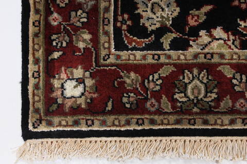 Tabriz Green Hand Knotted 32 X 51  Area Rug 250-27477 Image 4