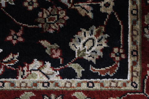 Tabriz Green Hand Knotted 32 X 51  Area Rug 250-27477 Image 7