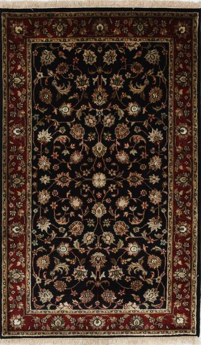 Tabriz Green Hand Knotted 32 X 51  Area Rug 250-27477 Image 0