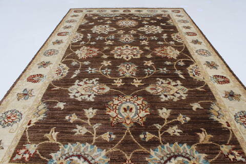 Ziegler Beige Hand Knotted 211 X 411  Area Rug 250-27478 Image 4