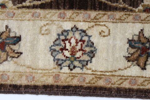 Ziegler Beige Hand Knotted 211 X 411  Area Rug 250-27478 Image 5