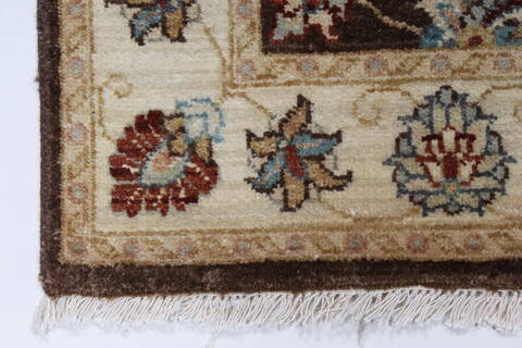 Ziegler Beige Hand Knotted 211 X 411  Area Rug 250-27478 Image 7