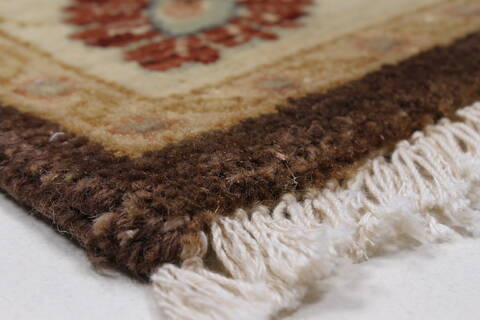 Ziegler Beige Hand Knotted 211 X 411  Area Rug 250-27478 Image 8