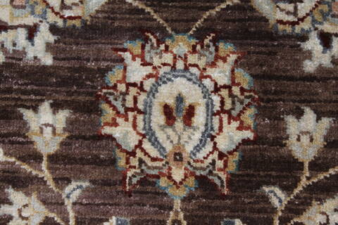 Ziegler Beige Hand Knotted 211 X 411  Area Rug 250-27478 Image 9